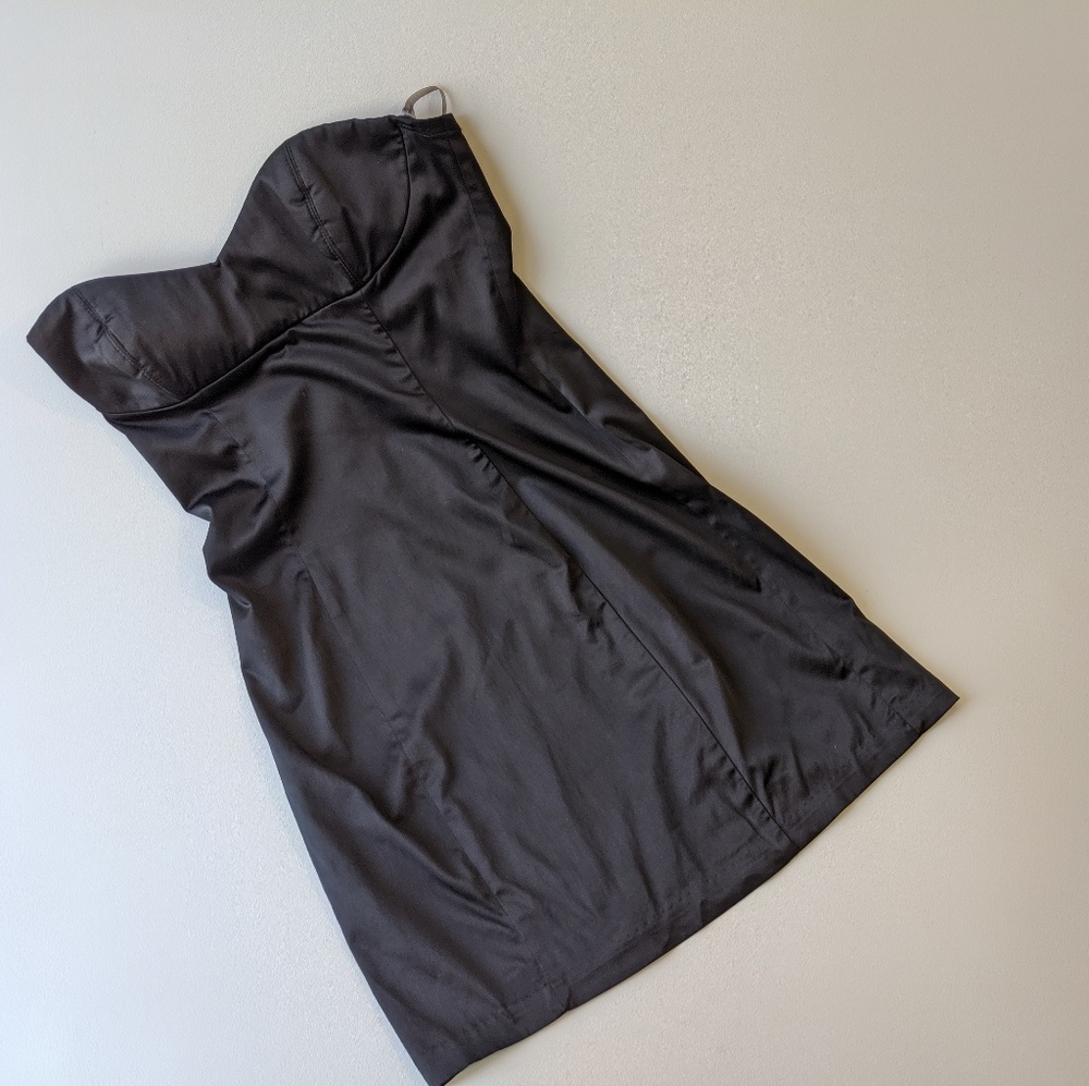 Forever 21 little black dress strapless mini